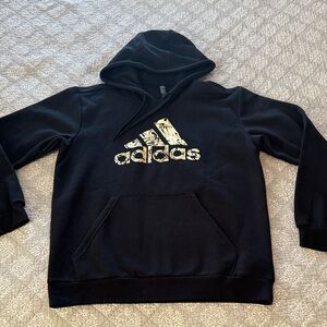 Adidas Golden Logo Hoodie Sweatshirt